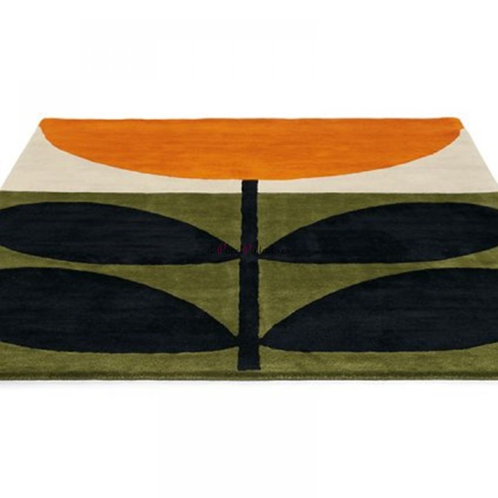 Alfombra ORLA KIELY LANA STEM BLACK 120X180-2